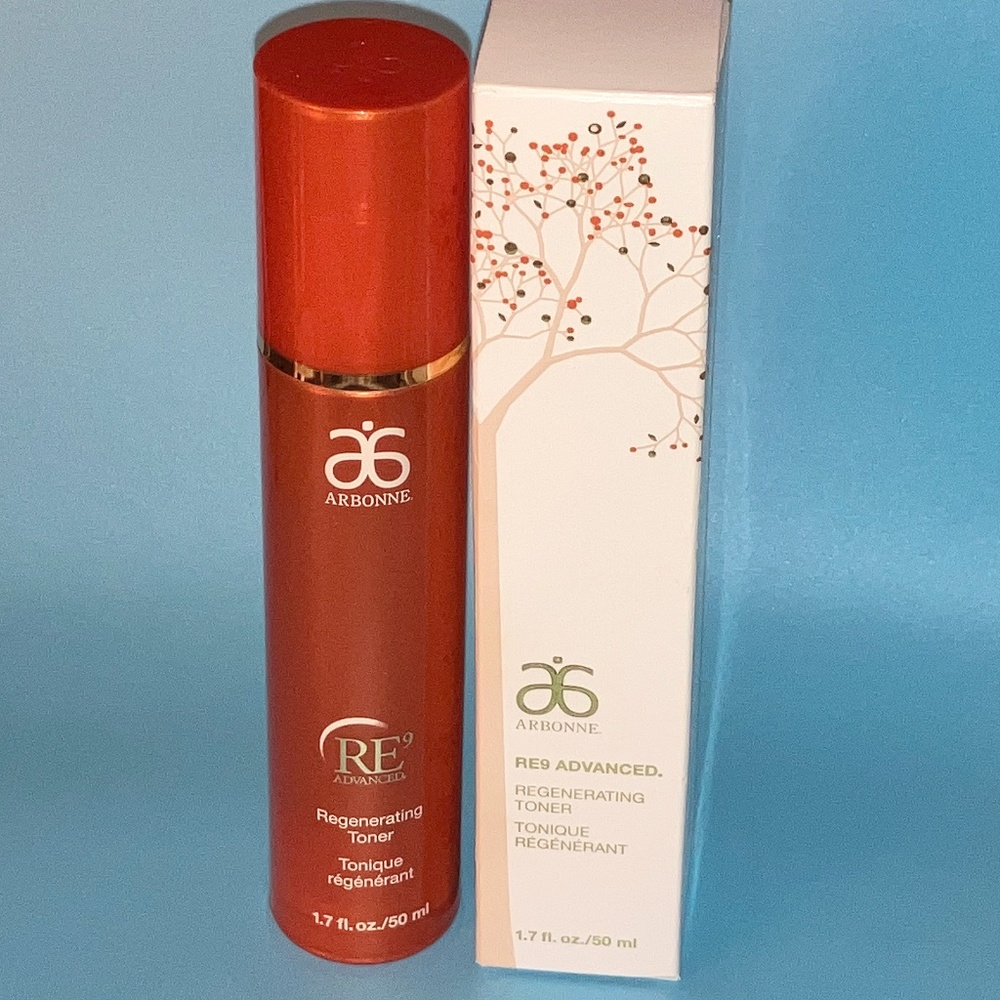 🎀 $58 - Arbonne RE9 Advanced Regenerating Toner Spray Bottle Brand New
